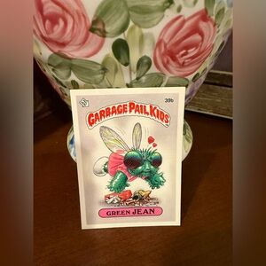 Garbage Pail Kids Green Jean Trading Card